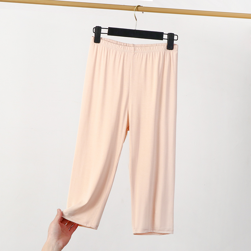 Modal Women's Summer Thin Oversized Leggings Loose Slimming and Simple Cropped Pants Casual Versatile Anti-Exposure Pants