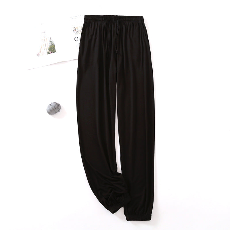 Modal Women's Drape Closed Feet Leg Shaping Home Pants