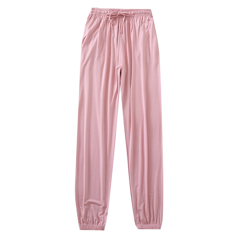 Modal Women's Drape Closed Feet Leg Shaping Home Pants