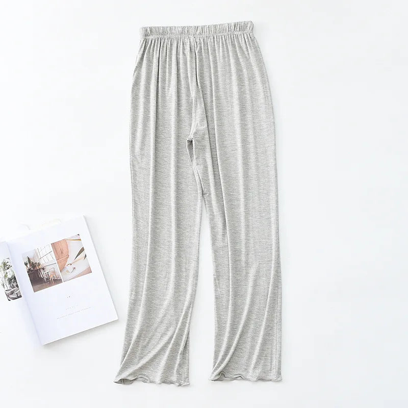 Hot Sale Multiple Colour Summer Women's Home Pants Lounge wear Homewear Pajama Pant Spring Autumn Modal Loose Pyjama Trousers