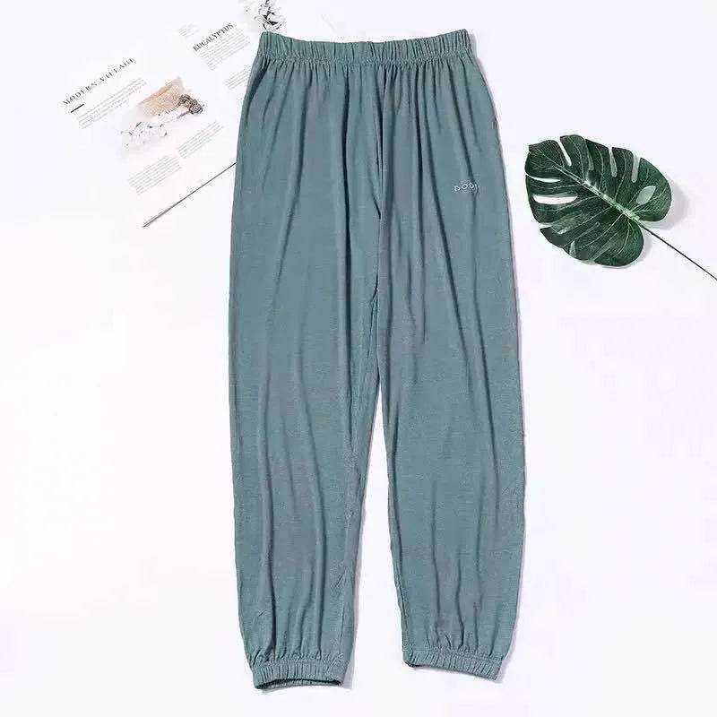 New Women Pantalones Spring Summer Modal Printed Letter House Pants Korean Casual Pajamas Pant Ladie's Sleepwear Trousers