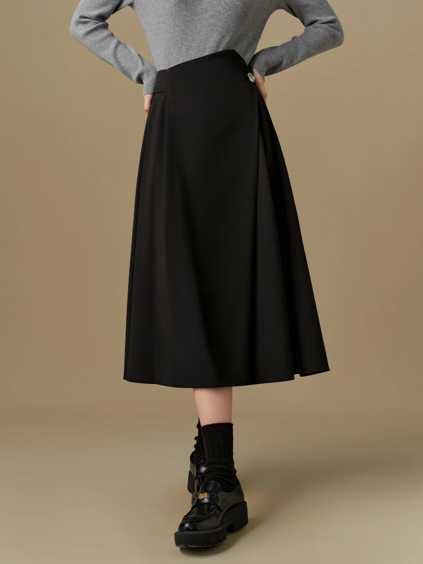 DUSHU 2024 Winter New 5 Women Clothing Female 4XL Plus Size Cardigan Sweater Long Sleeve Tops Bottoms Skirt Trouser Pullovers