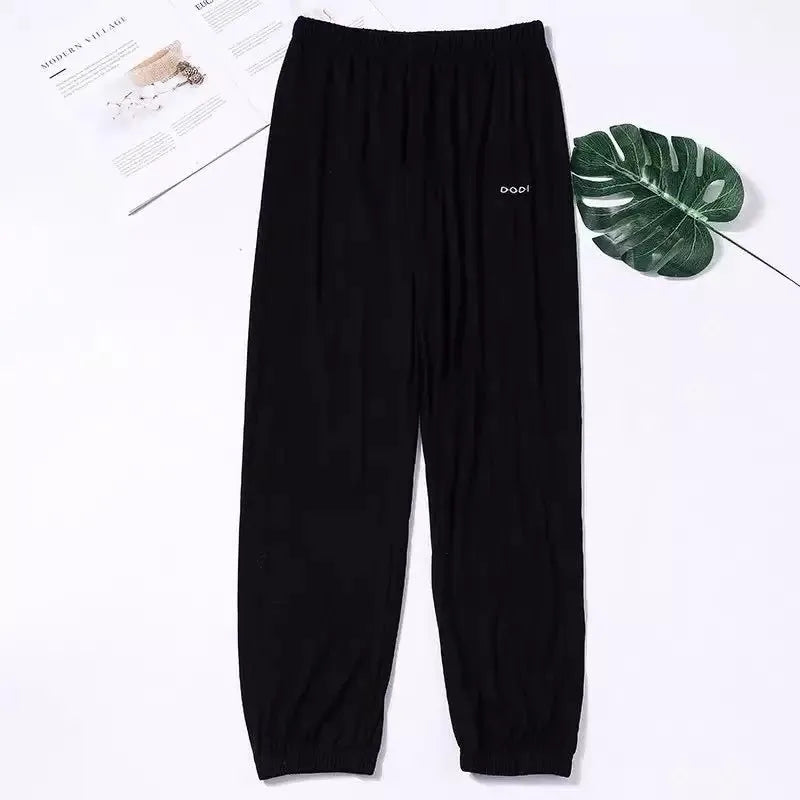 New Women Pantalones Spring Summer Modal Printed Letter House Pants Korean Casual Pajamas Pant Ladie's Sleepwear Trousers