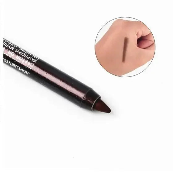 12 Color Long Lasting Eyeshadow Pigment Eye Liner Pencil Waterproof Women Glitter Sliver Eyeliner Pen Makeup Cosmetics Tools