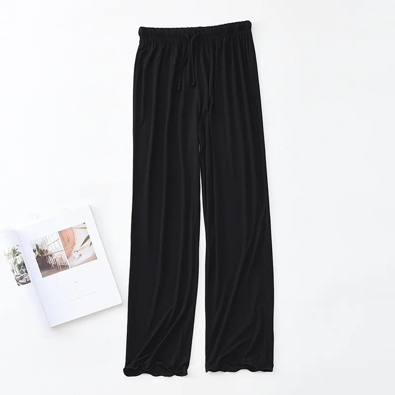 Hot Sale Multiple Colour Summer Women's Home Pants Lounge wear Homewear Pajama Pant Spring Autumn Modal Loose Pyjama Trousers