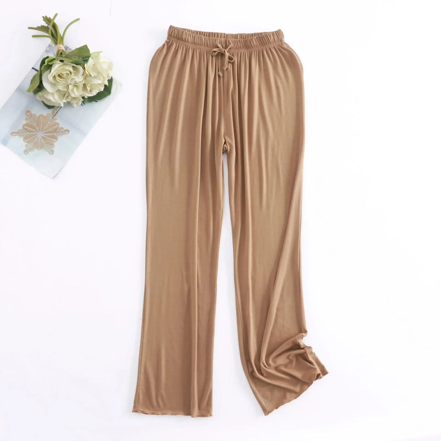 Hot Sale Multiple Colour Summer Women's Home Pants Lounge wear Homewear Pajama Pant Spring Autumn Modal Loose Pyjama Trousers