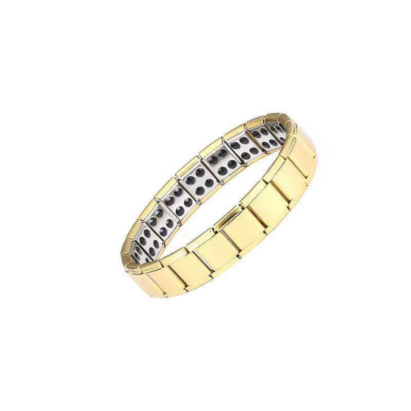 Stainless Steel Magnetic Bracelets for Arthritis Pain Relief Therapy Elastic Bangle Bracelet Jewelry Health Slimming Weight Loss