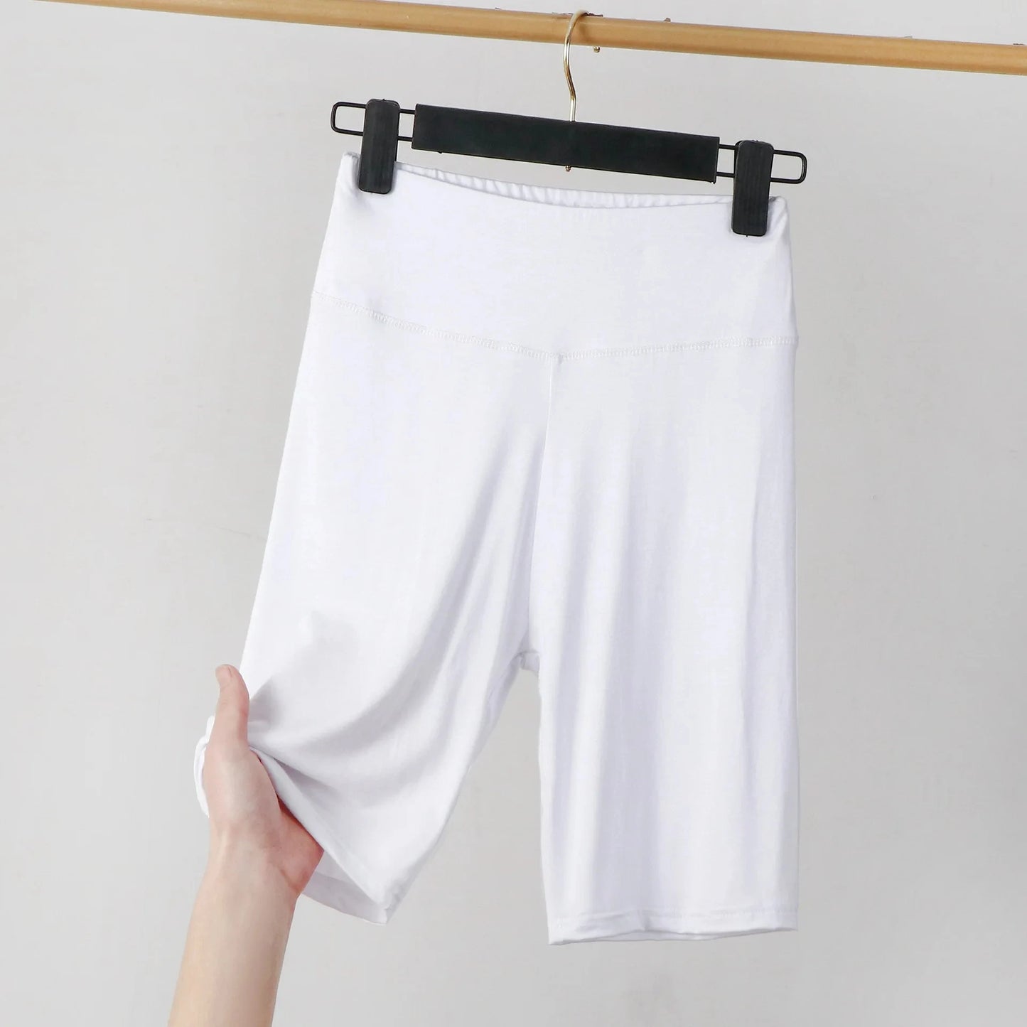 plus size Large-size safety pants, cotton stretch boxer shorts, women's high-waisted anti-scrasion anti-peep pants 8XL