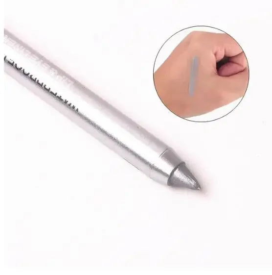 12 Color Long Lasting Eyeshadow Pigment Eye Liner Pencil Waterproof Women Glitter Sliver Eyeliner Pen Makeup Cosmetics Tools