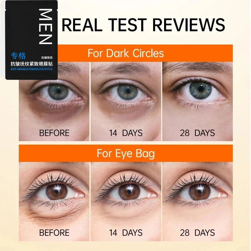 Eyes Bag Remove Collagen Eye Patch Instant Fade Fine Line Dark Circles Fat Particles Moisturizing Anti-Puffiness Korea Eye Care