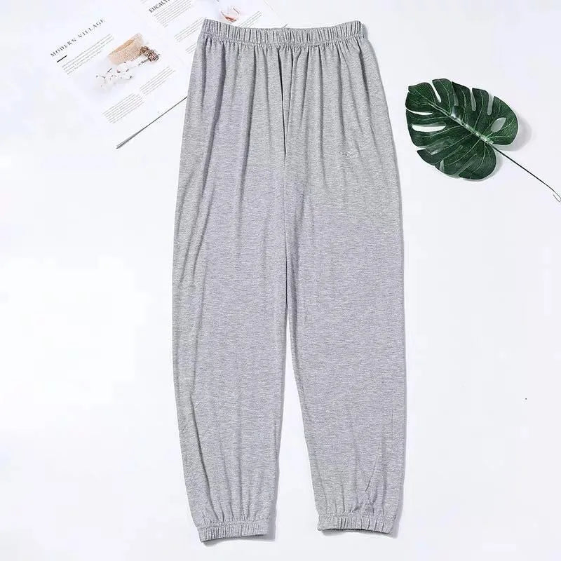 New Women Pantalones Spring Summer Modal Printed Letter House Pants Korean Casual Pajamas Pant Ladie's Sleepwear Trousers