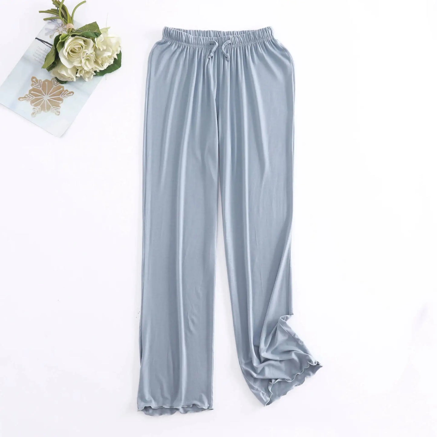 Hot Sale Multiple Colour Summer Women's Home Pants Lounge wear Homewear Pajama Pant Spring Autumn Modal Loose Pyjama Trousers