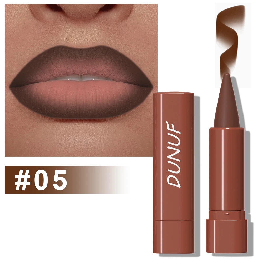 multicolor matte lip liner,easy sliding crayon tip,perfect contour and gradient,anti-smudge,dual use, berry color, for all skin