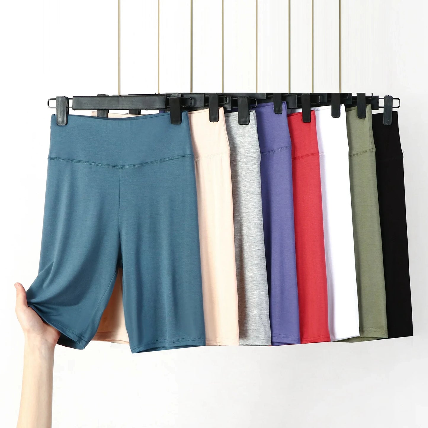 plus size Large-size safety pants, cotton stretch boxer shorts, women's high-waisted anti-scrasion anti-peep pants 8XL