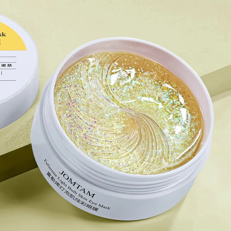 60pcs Caviar Crystal Collagen Gold Eye Mask Anti Dark Circles Moisturizing Firming Eye Bags Women Skin Care Eye Patches