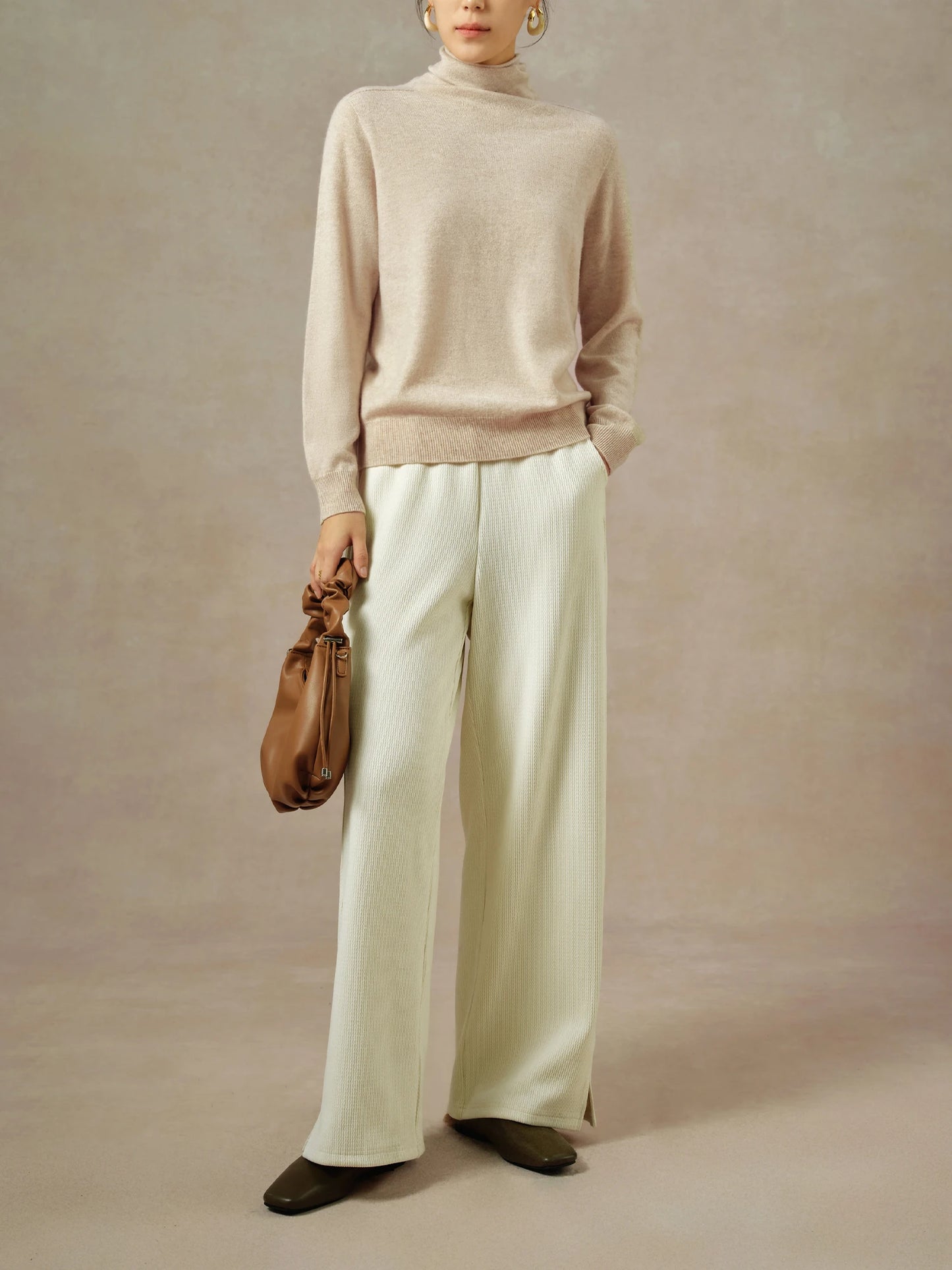 DUSHU 2024 Winter New 5 Women Clothing Female 4XL Plus Size Cardigan Sweater Long Sleeve Tops Bottoms Skirt Trouser Pullovers