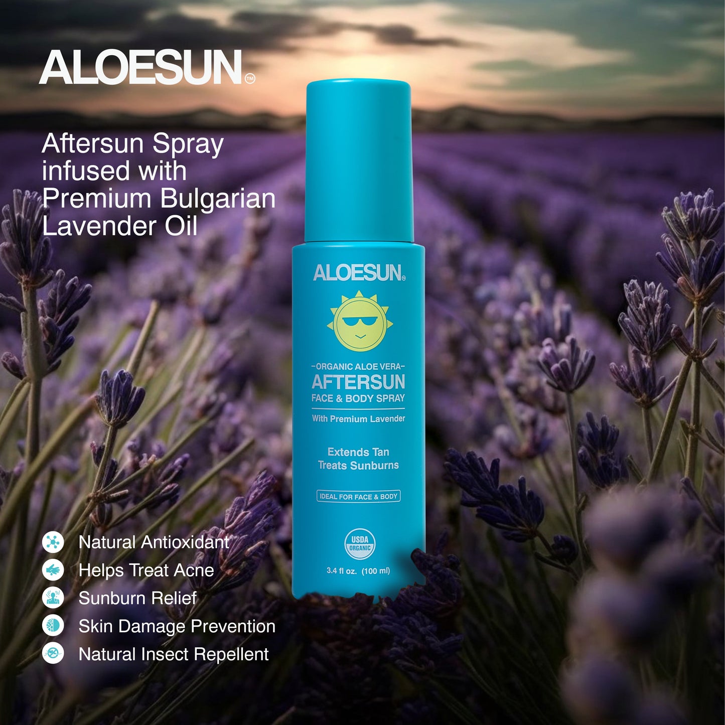 ALOESUN Organic AFTERSUN Spray