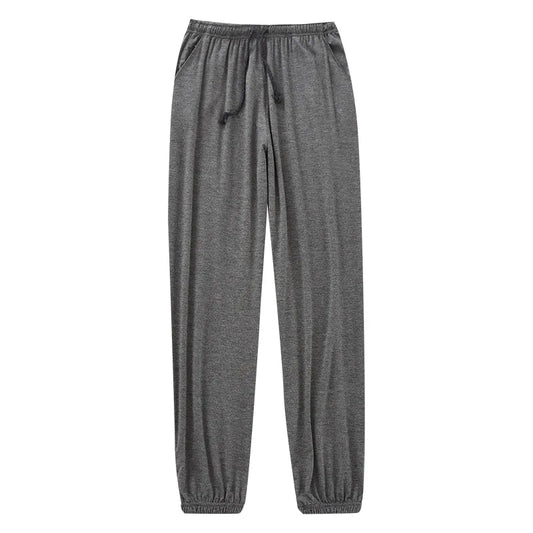 Modal Sleep Bottoms Men Lounge Wear Pants Viscose Sleepwear Casual Soft  Sleeping Pants Spring Summer Mosquito Proof Trousers