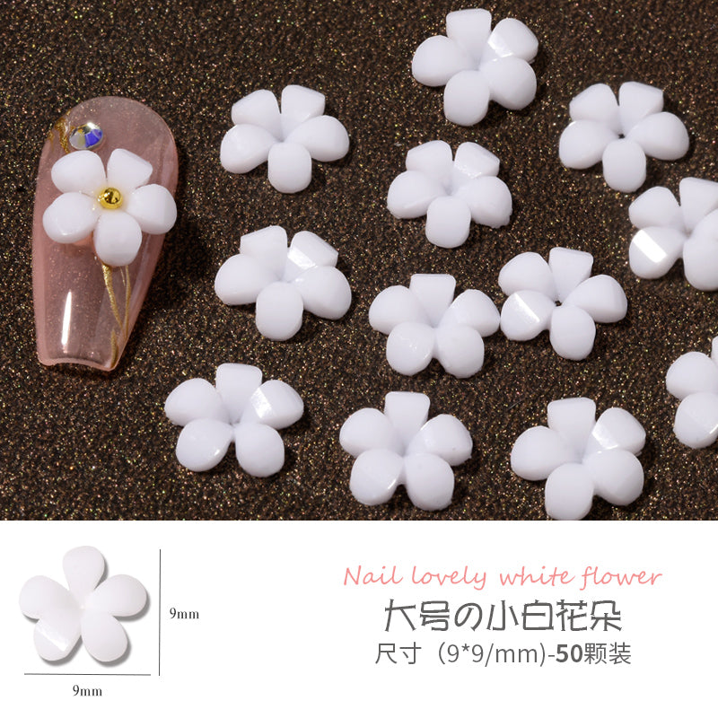 Internet Hot Diamond 3D Flower Nail Ornament