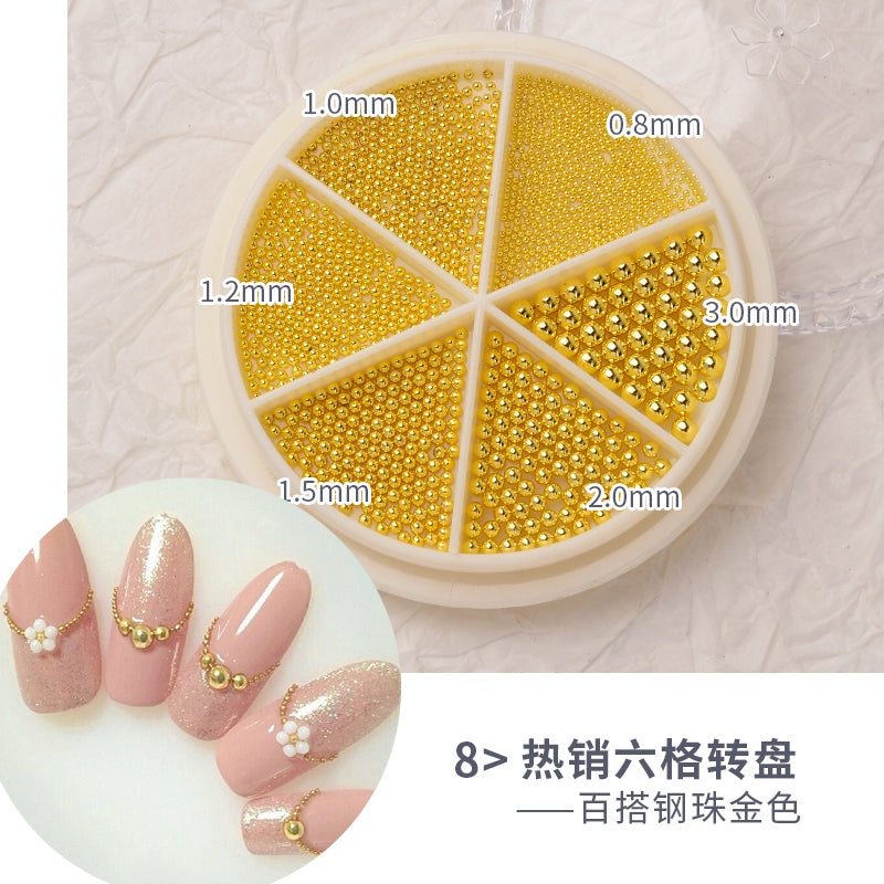 Internet Hot Diamond 3D Flower Nail Ornament