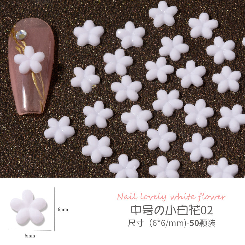 Internet Hot Diamond 3D Flower Nail Ornament