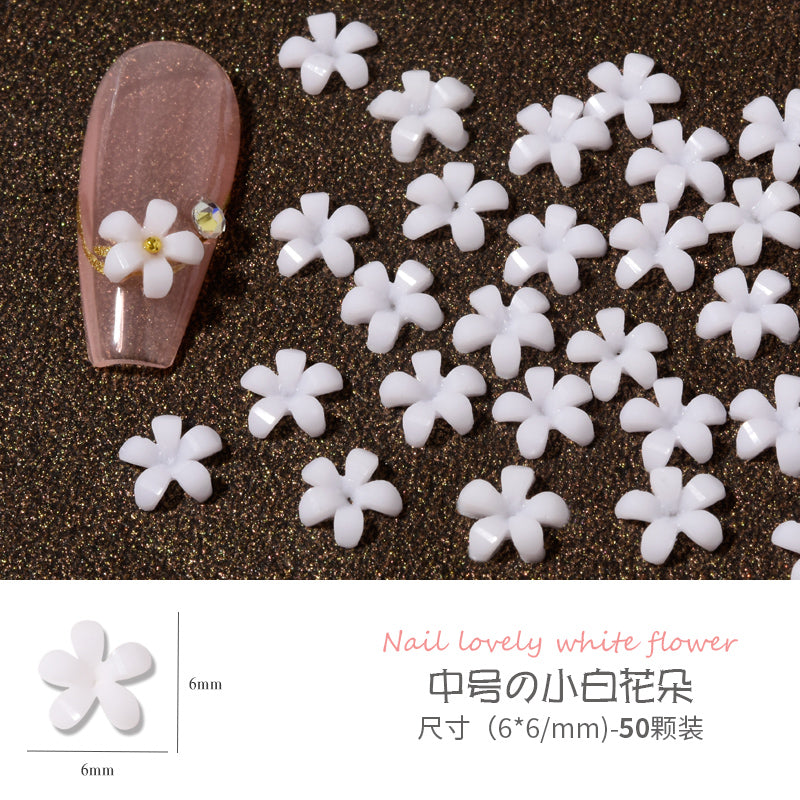 Internet Hot Diamond 3D Flower Nail Ornament