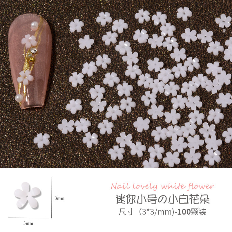 Internet Hot Diamond 3D Flower Nail Ornament