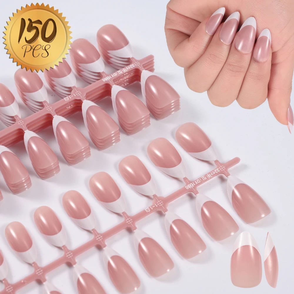 100PCS Short Square False Toenail Tips Full Cover White Artificial Fake Toenail Acrylic Foot Nail Art Tip Press on Toe Extension